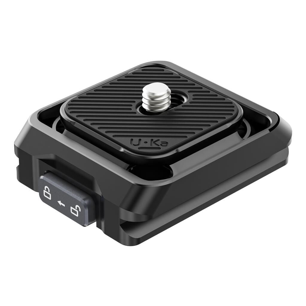 Ulanzi UKA01 Quick Release Plate – farklı açıdan görünüm Ulanzi UKA01 Quick Release Plate farklı açıdan görünüm