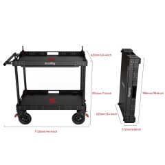 SmallRig MD4573 36'' Hafif Video Prodüksiyon Kamera Arabası
