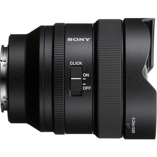 Sony FE 14mm f/1.8 GM farklı açıdan görünüm
