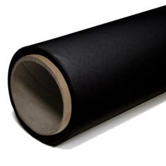 GDX Sabit (Tavan & Duvar) Kağıt Sonsuz Stüdyo Fon Perde (Black/Siyah) 2.70x11 Metre