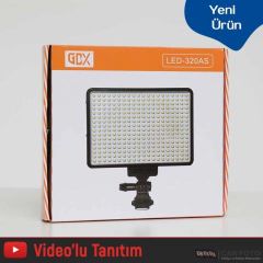 Gdx Pro 320AS Bataryalı Video Işık
