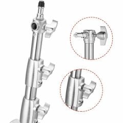 GDX LS-400 Plus Kalın Metal Işık Ayağı (4 Metre)