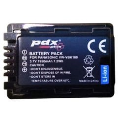 PDX PANASONIC VW-VBK180 Batarya