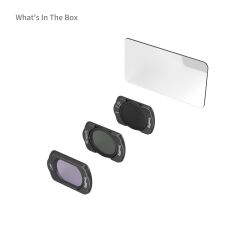 SmallRig 4776 DJI Osmo Pocket 3  için VND2-5 /  ND16/CPL / LPF Filtresi / Ekran Koruyucu Filtre Kiti