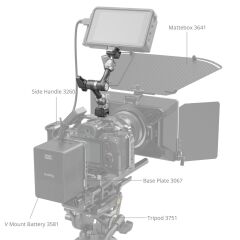SmallRig 4490 HawkLock H21 Hızlı Çıkarma Rozet Sihirli Kol (7'')