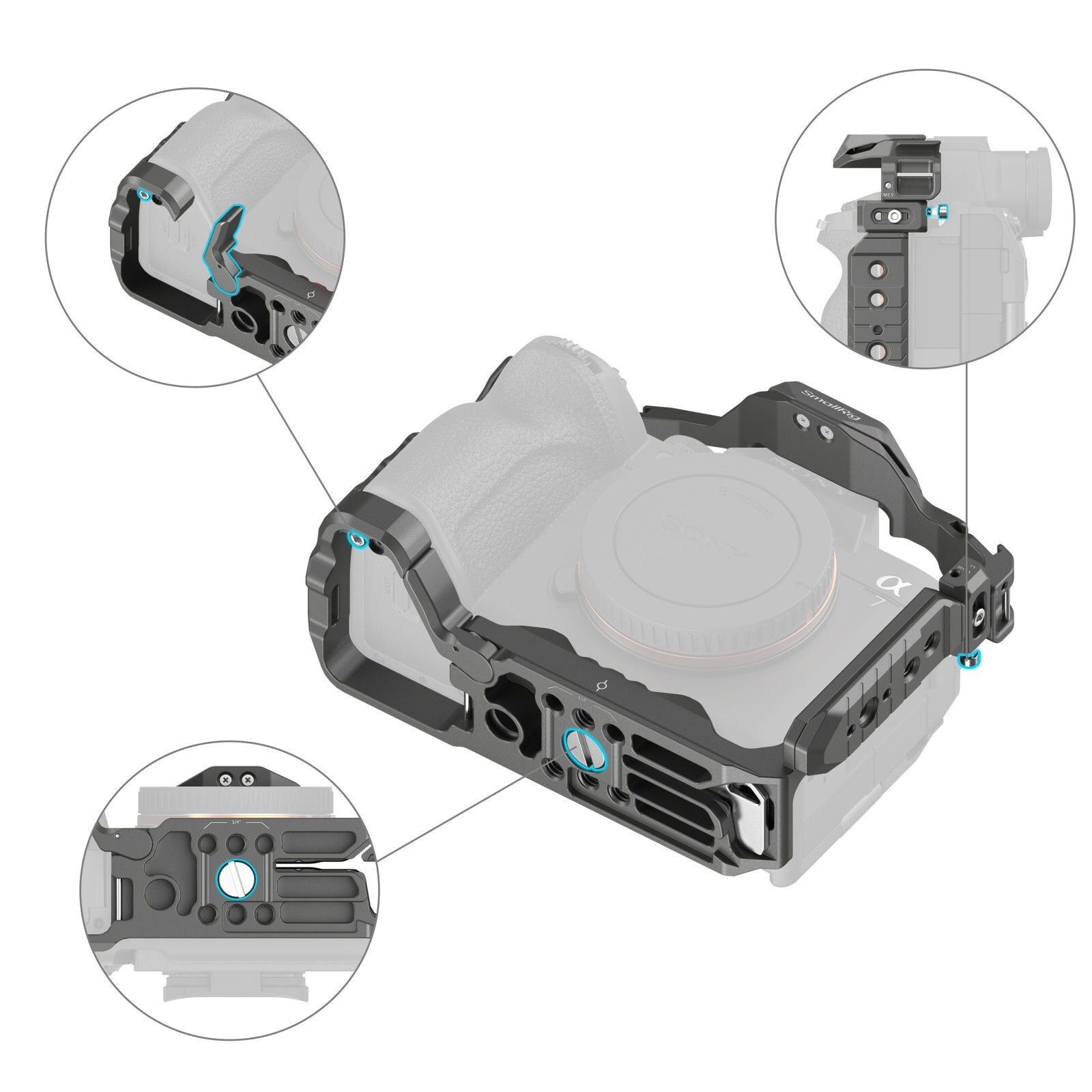 SmallRig 4481 – farklı açıdan görünüm SmallRig 4481 farklı açıdan görünüm