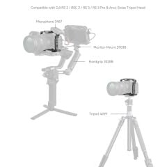 SmallRig 4481 Sony  7R V /  7 IV /  7S III /  1 /  7R IV  için  HawkLock Hızlı Çıkarma Kafesi