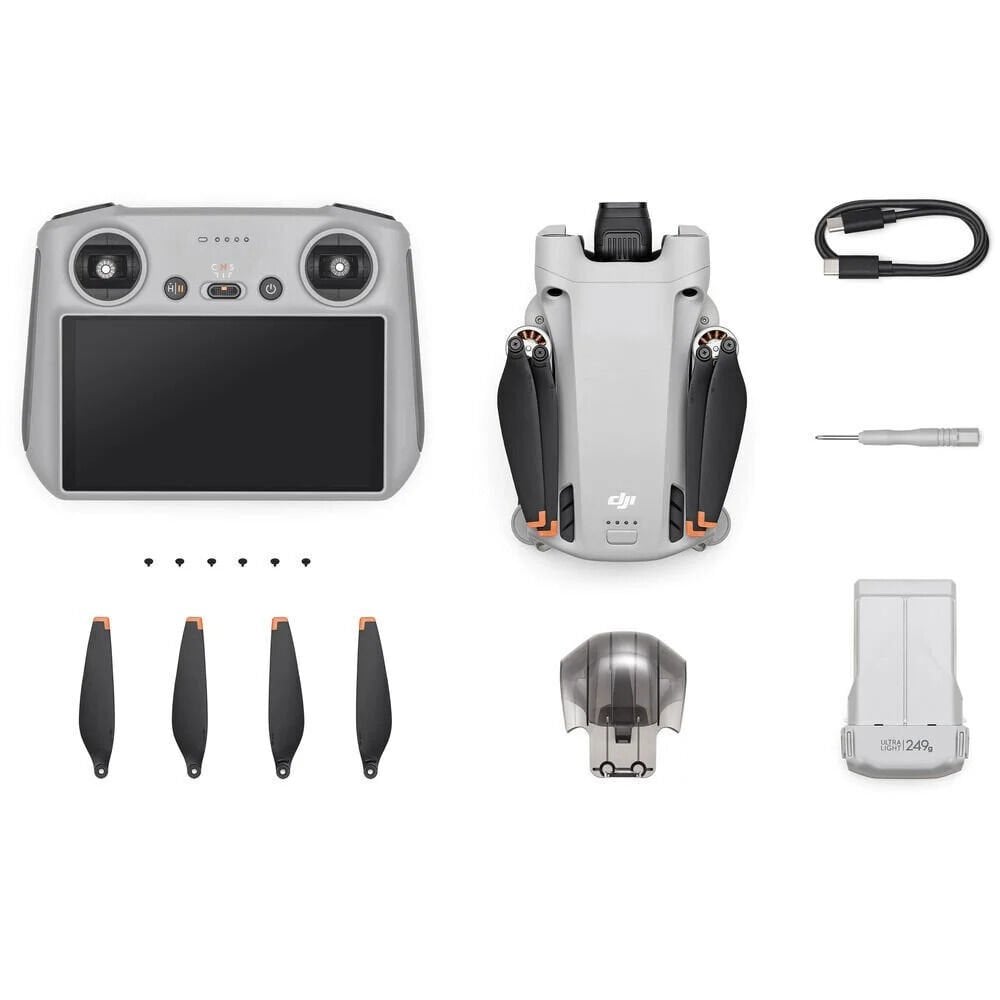 DJI Mini 3 Fly More Combo Drone (DJI RC Ekranlı Kumandalı)