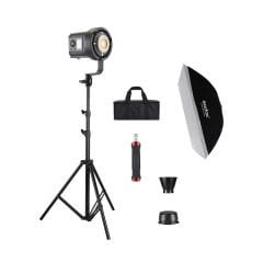 GDX HDB-135R RGB Full Set (60x90 Softbox + 260 cm Kalın Işık Ayağı) - Batarya Seti Hediyeli