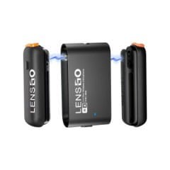 LENSGO 318C Mini İkili Kablosuz Yaka Mikrofonu