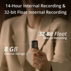 DJI Mic 2 Kompakt Dijital Kablosuz Mikrofon Sistemi (2 Kişilik)(HEMEN KARGO)