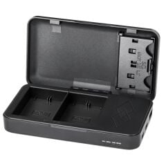 PDX Canon LP-E6 İkili Şarj ve SD Kart Kutusu