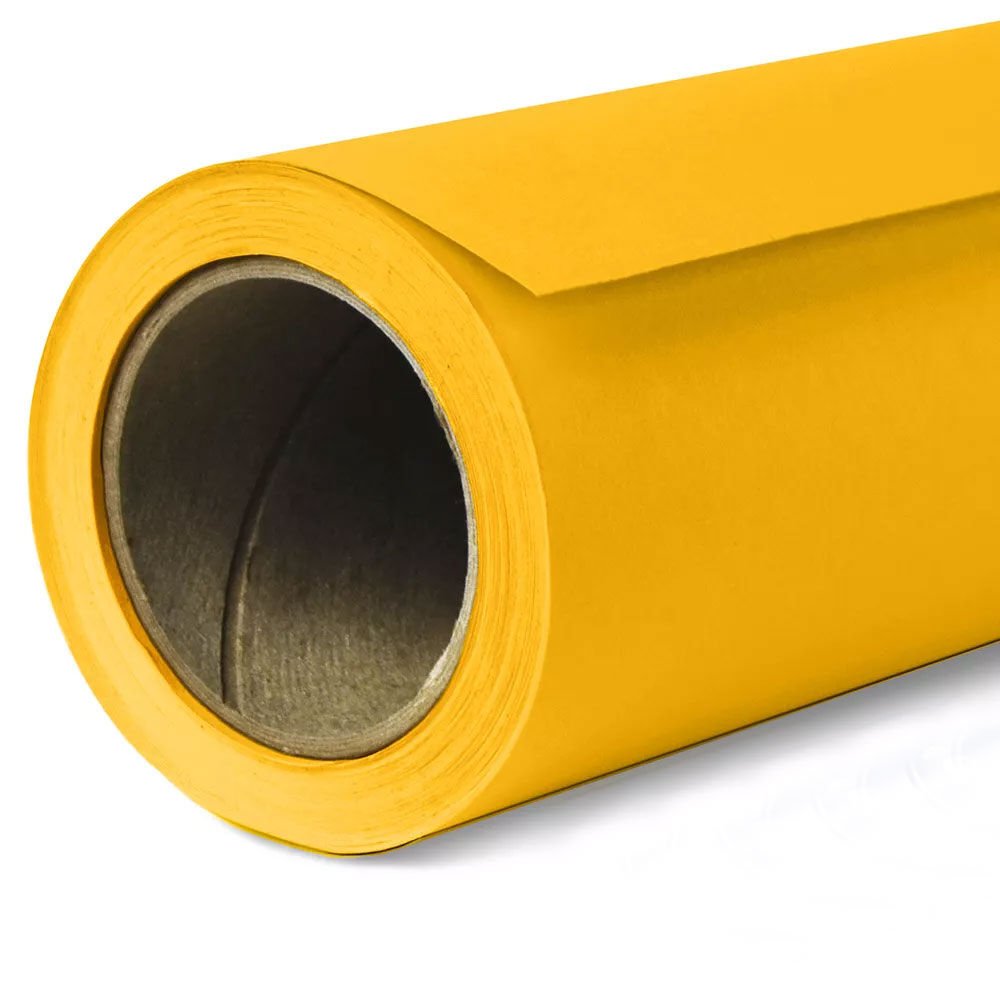 GDX Kağıt Sonsuz Stüdyo Fon Perde (Deep Yellow) 2.70x11 Metre
