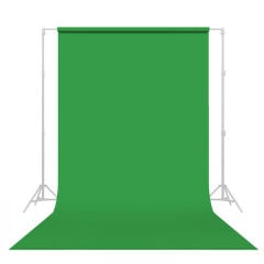 GDX Seyyar Kağıt Sonsuz Stüdyo Fon Perde (Green/Yeşil) 2.70x11 Metre