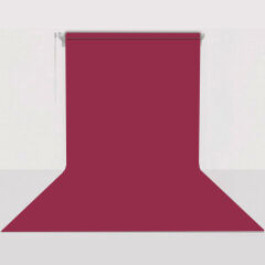 GDX Sabit (Tavan & Duvar) Kağıt Sonsuz Stüdyo Fon Perde (Crimson) 2.70x11 Metre