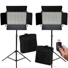 GDX CF-LED 2020C 2'li Sürekli Panel Led Işık Seti