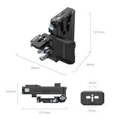 SmallRig 5227 V-Mount Akü Montaj Plakası Kiti