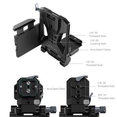 SmallRig 5315 V-Mount Akü Montaj Plakası Kiti (Pro)