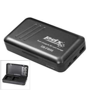 PDX Plus for Sony NP-FW50 İkili Şarj ve SD Kart Kutusu