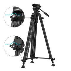SmallRig 5441 AD14 Profesyonel Karbon Fiber Video Tripod
