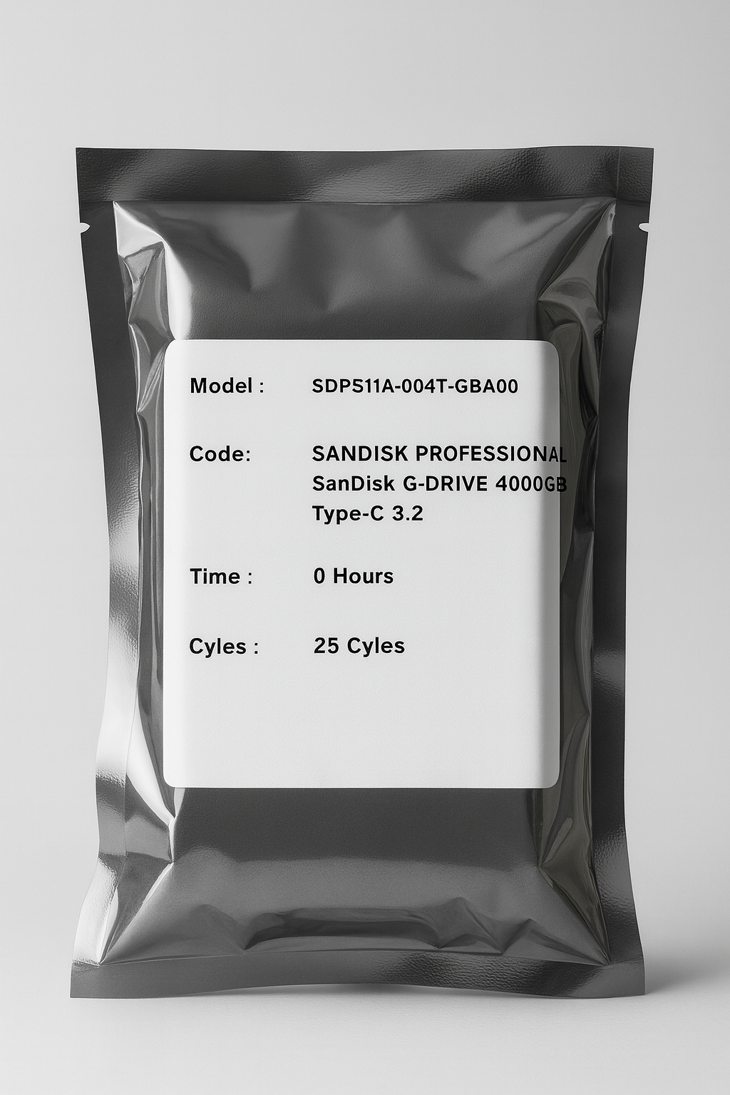 SanDisk Professional G-DRIVE 4TB USB Type-C 3.2 Taşınabilir HDD - KUTUSUZ GÜMRÜK ÜRÜNÜ