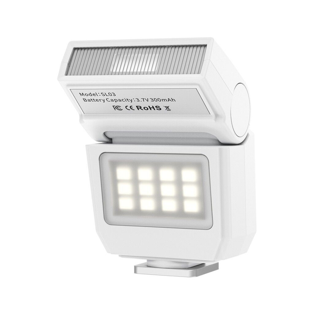 Ulanzi SL03 Spark Lite Fotoğraf Makinesi Flaş Beyaz – ürün görseli Ulanzi SL03 Spark Lite Fotoğraf Makinesi Flaş Beyaz ürün görseli