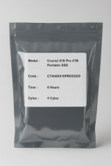 Crucial X10 Pro 4TB USB 3.2 Gen 2x2 Taşınabilir SSD- KUTUSUZ GÜMRÜK ÜRÜNÜ