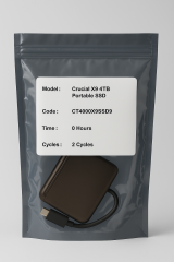 Crucial X9 4TB USB 3.2 Gen 2 Taşınabilir SSD- KUTUSUZ GÜMRÜK ÜRÜNÜ