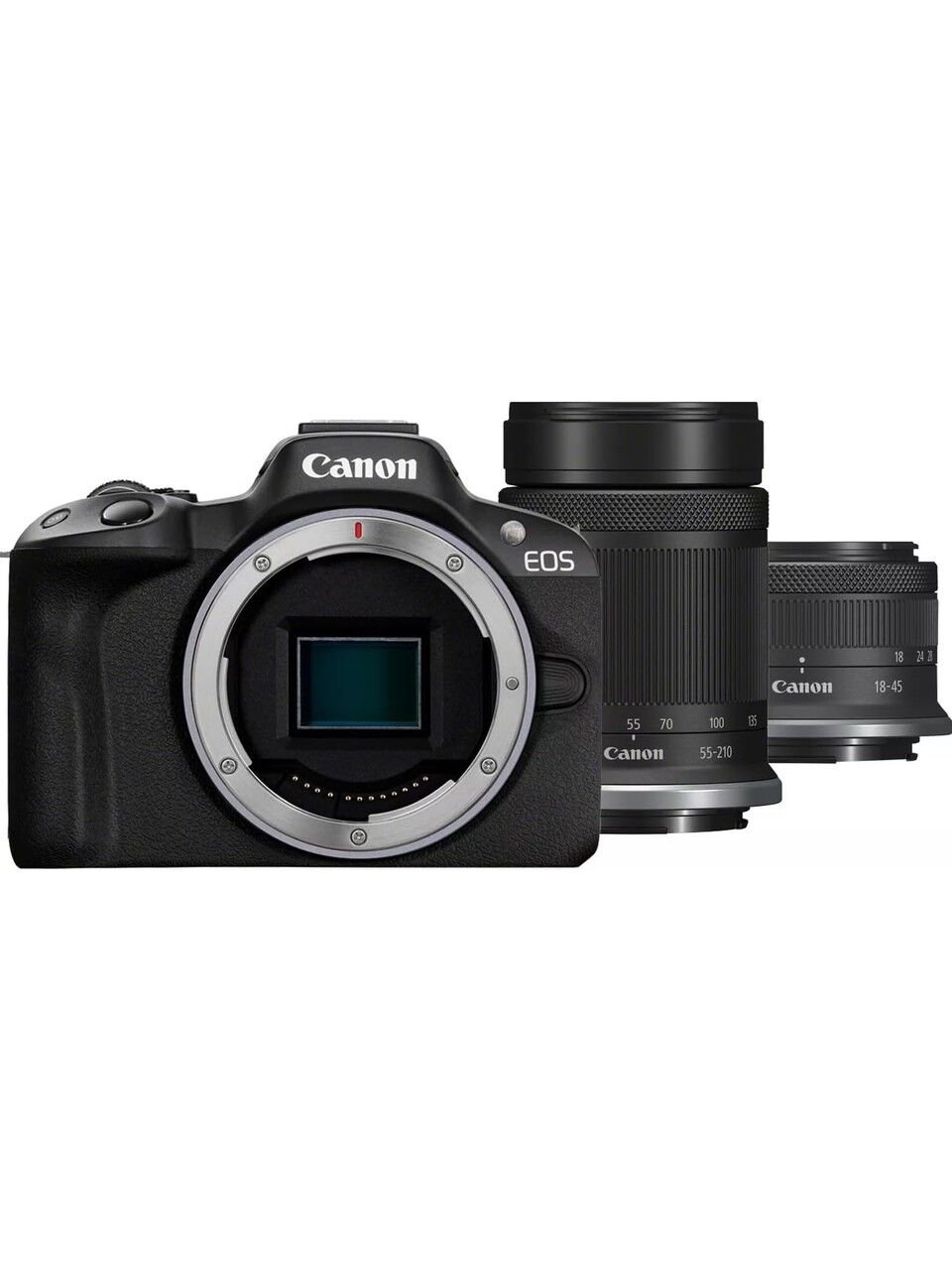 Canon EOS R50 + 18-45mm + 55-210mm Lens Aynasız Fotoğraf Makinesi