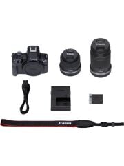 Canon EOS R50 + 18-45mm + 55-210mm Lens Aynasız Fotoğraf Makinesi
