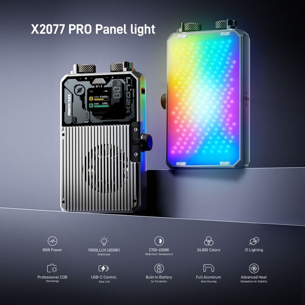 Photoolex X2077 Pro farklı açıdan görünüm