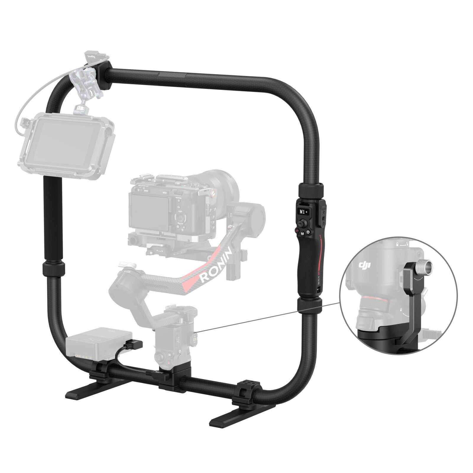 SmallRig 4328 DJI RS Serisi – farklı açıdan görünüm SmallRig 4328 DJI RS Serisi farklı açıdan görünüm
