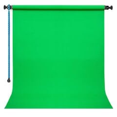 Gdx Sabit (Tavan & Duvar) Kağıt Sonsuz Stüdyo Fon Perde (Green/Yeşil) 2.70x11 Metre