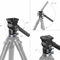 SmallRig 4170B CH20 Tesviye Tabanlı Video Kafası