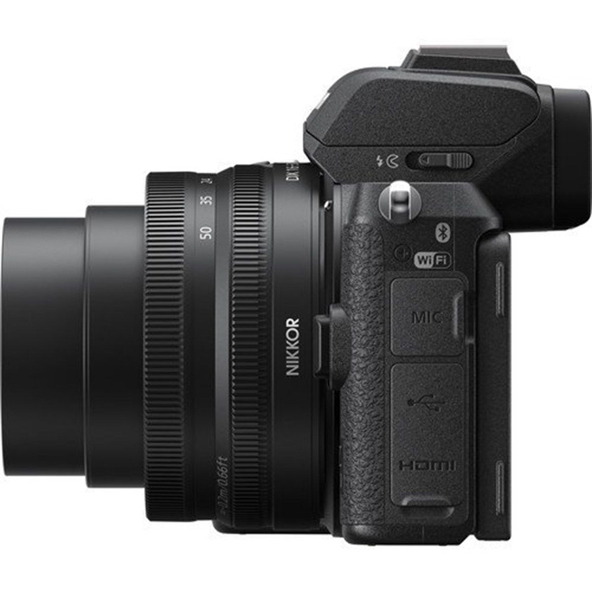 Nikon Z50 16-50mm Kit – farklı açıdan görünüm Nikon Z50 16-50mm Kit farklı açıdan görünüm