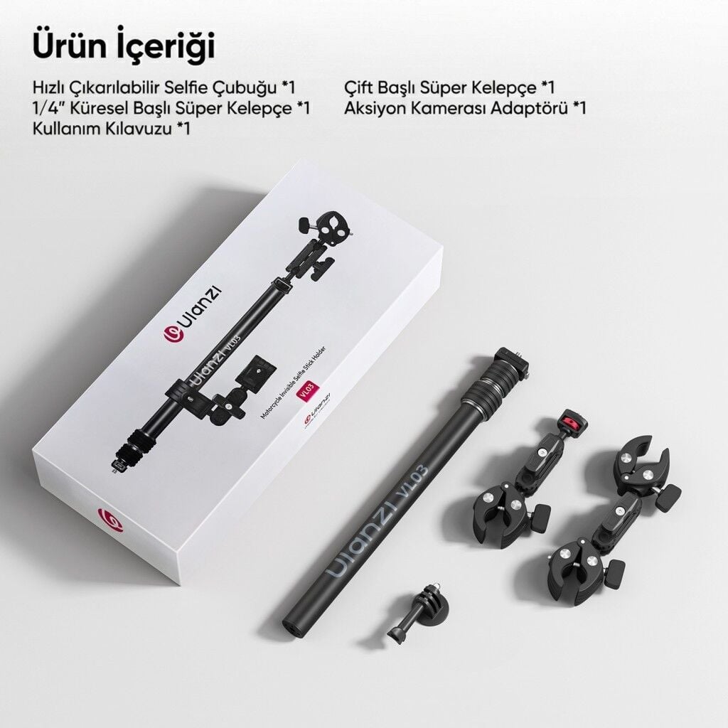 Ulanzi VL03 farklı açıdan görünüm