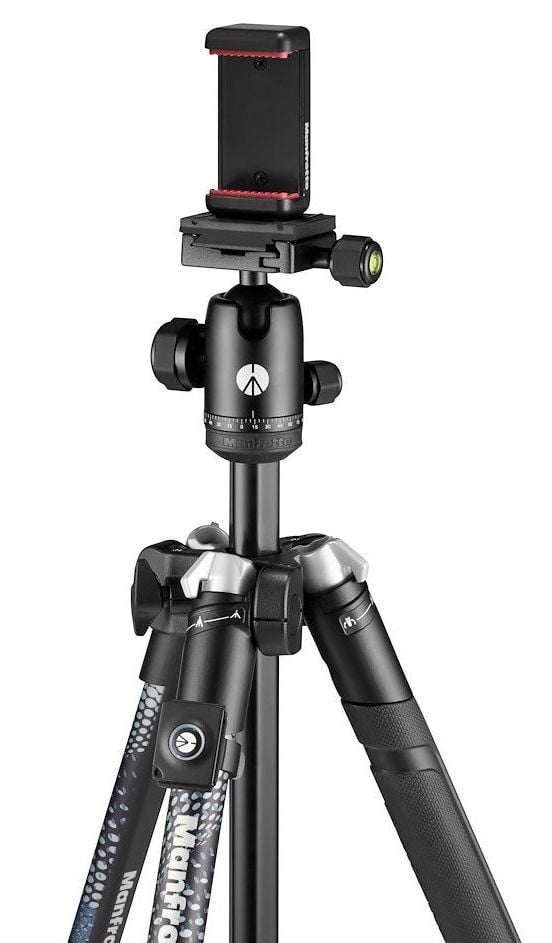 Manfrotto MKELMII4RMB-BH Element MII Kırmızı Tripod + Mobil Bluetooth Remote kit