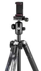 Manfrotto MKELMII4BMB-BH Element MII Siyah Tripod + Mobil Bluetooth Remote Kit
