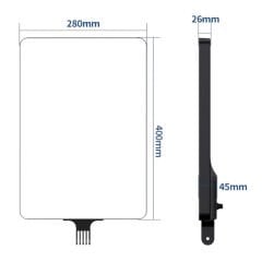 Gdx P300TS BiColor Fotoğrafçılık ve Stüdyo Aydınlatması 80 Watt LED Video Panel Sürekli Işık İkili Set