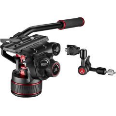 Manfrotto Nitrotech 608 Head & Alu Twin GS Video Tripod