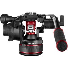 Manfrotto Nitrotech 608 Head & Alu Twin GS Video Tripod