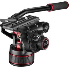 Manfrotto Nitrotech 608 Head & Alu Twin GS Video Tripod