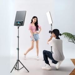 Gdx P300TS BiColor Fotoğrafçılık ve Stüdyo Aydınlatması 80 Watt LED Video Panel Sürekli Işık İkili Set