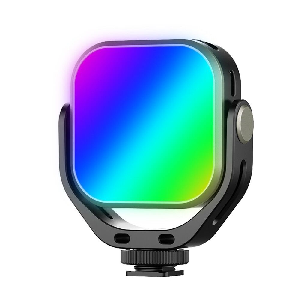 Ulanzi VL66 Mini RGB Efektli LED – farklı açıdan görünüm Ulanzi VL66 Mini RGB Efektli LED farklı açıdan görünüm