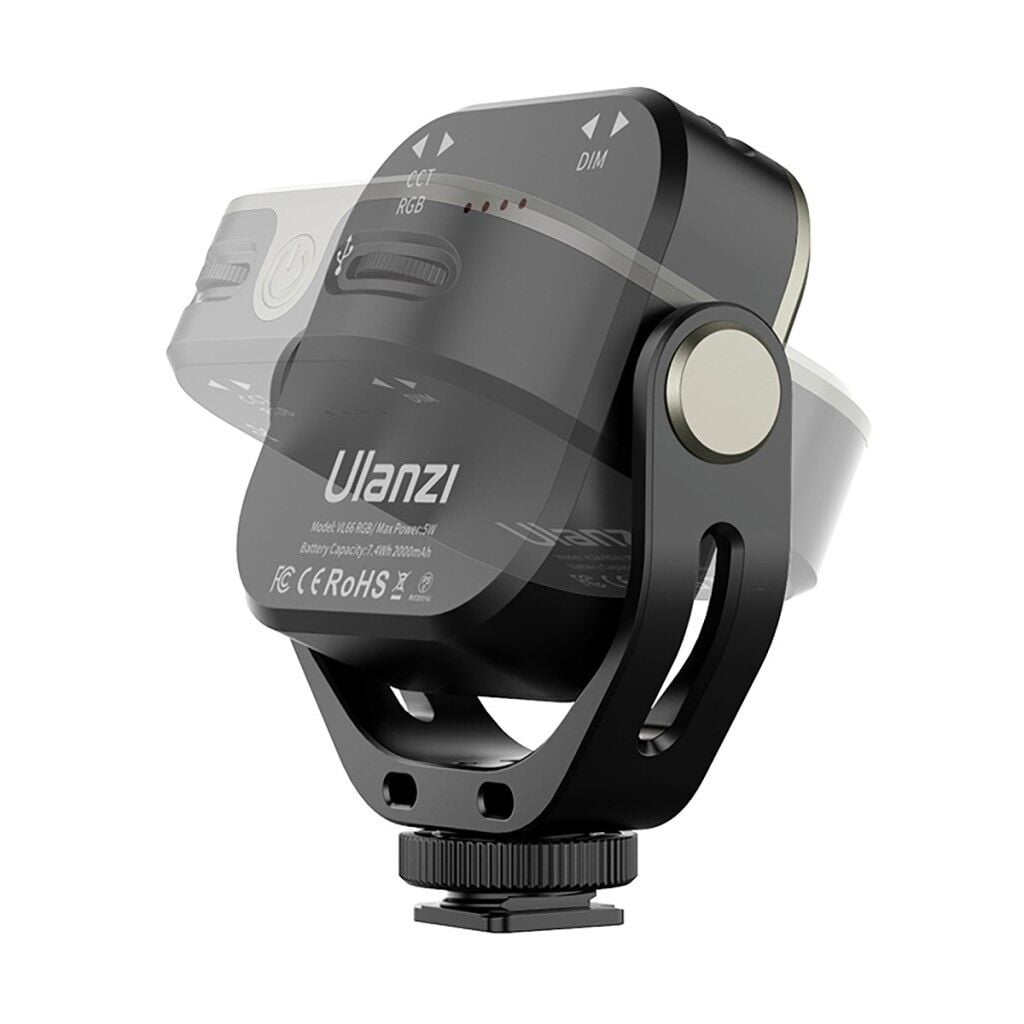 Ulanzi VL66 Mini RGB Efektli LED – detay görseli Ulanzi VL66 Mini RGB Efektli LED detay görseli