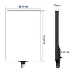 Gdx P300TS BiColor Fotoğrafçılık ve Stüdyo Aydınlatması 80 Watt LED Video Panel Sürekli Işık Tekli Set