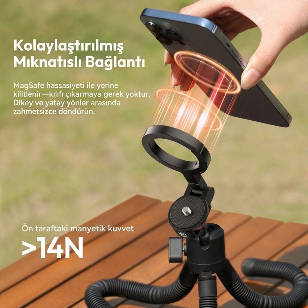 Ulanzi MT30 – farklı açıdan görünüm Ulanzi MT30 farklı açıdan görünüm