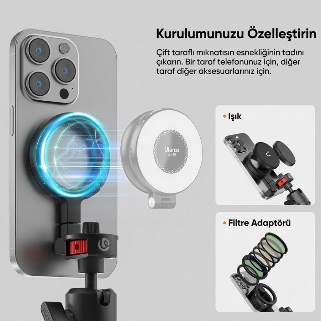 Ulanzi MT30 – yakın plan görseli Ulanzi MT30 yakın plan görseli