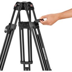 Manfrotto MVK608TWINFA Nitrotech 608 & 645 Alu Twin FTT Video Tripod