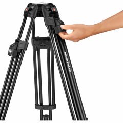 Manfrotto MVK612TWINFA Nitrotech 612 & 645 Alu Twin FTT Video Tripod